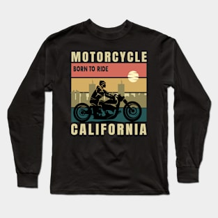 Motorcycle Born To Ride Long Sleeve T-Shirt